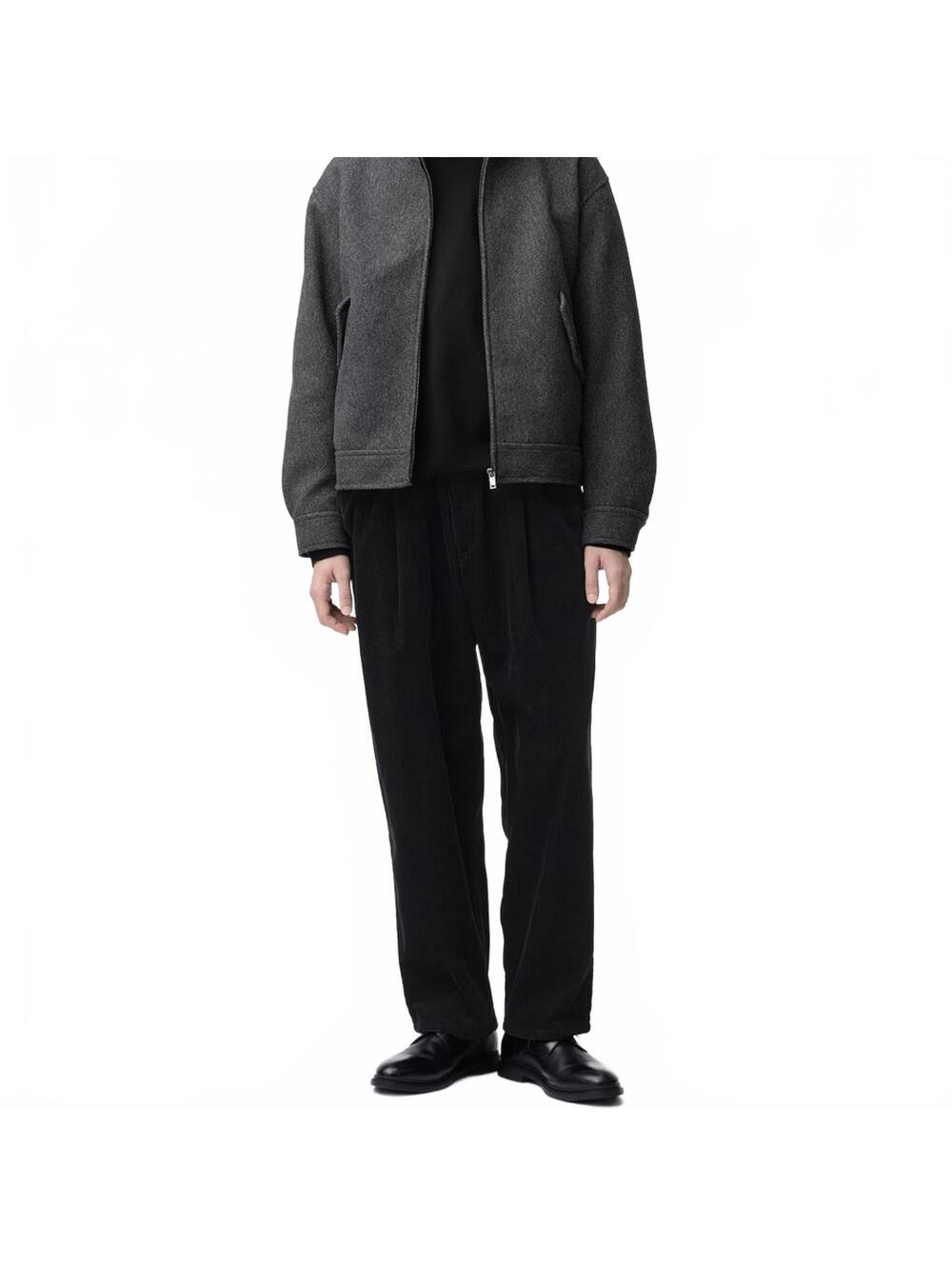 Uniqlo GU Corduroy Carrot Pants NWT Black Unisex Small